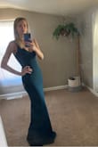 Bought this dress for my brother's summer garden wedding where I was the officiant. I wanted something pretty, but simple, and not super revealing (can't draw focus from the bride). This dress, paired with a low-key gold necklace, got high marks, I think largely because I have a small chest. I ended up re-using it as a wedding guest for another wedding the next year. The dress is definitely long, so pair it with some platform heels and you'll be fine. - Philippa L.