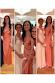 This dress is perfect for a special day/night out! The material is excellent; the satin is lined, so the shape holds well, and I was also able to lightly iron it. The best feature is that the straps are adjustable in the back, and the wrap tie further allows you to customize a perfect fit, depending on how loose or tight you'd prefer. I would absolutely recommend it! - Kristina K.