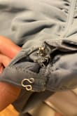 Zipper was damaged when delivered. Otherwise the dress was very cute - Jennifer G.