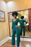 This is my second green wedding outfit from Lulus. I got so many compliments on it.. I love ittttt. I saw a friend at the wedding - Navata R.