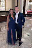 JUST GET IT! This dress is EVERYTHING. I was looking for a dress to match my boyfriend's tux and this was the closest blue I could find, a different style than I normally wear so I was nervous if it wouldn't be flattering. I usually wear a fitted/mermaid type of dress. When it came and I tried it on it was PERFECT color and beautiful. It is so comfortable, sits nice, and is perfectly snug right around your underboob area, the chest area itself is perfect (I didn't even need to wear sticky-bra.) & the straps are adjustable which was amazing! It's flowy but still sexy with the double-high slits on both sides. The length was very long, as expected this was no issue, so I had it hemmed and it was PERFECT. This dress was worn to a black-tie wedding, and everyone kept complimenting me on the dress, the style, the color, the look! Worth every penny 10/10. - MO O.