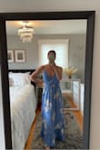 I was on the fence with this beauty. Sadly the material was a bit itchy and I wished the floral pattern carried into the bodice of the dress. I loved the silhouette and low back which is why it was difficult for me to decide. See more details @thestylestrudel - Sonja O.