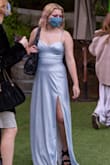The dress is gorgeous, but all in all I didn't really feel like it flattered my body type. Even after sizing down to an xs, it just felt too big in all the wrong places, and not to mention about 6 inches too long. I feel like this dress has potential, but it just wasn't right for me. - Elle L.