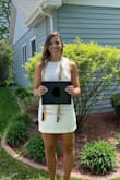 Wore this dress for my graduation and it fits great! I am pretty tall and was worried it would be too short, but the length was just right! - Lauren B.