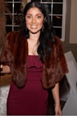 I wore this to my sisters wedding in which I was the maid of honor. The color is beautiful a deep shade or burgundy. I did have to get the dress a bit more Fitted and hemmed but other than that is was perfect. - Kimberly M.