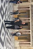 The shirt is cute, runs a bit small, and is a thinner material. This is good for summer evenings but will not keep you warm in the winter. I wore this out and about in Versailles it was comfortable for the light breeze out there. - Kimberly M.
