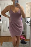 I love this dress and will be purchasing more colors!!! It is extremely flattering and is actually long enough for me. I am pretty tall (5'9") and have a hard time finding dresses that are long enough. XL fits me perfectly!! - Samantha N.