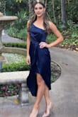I love this dress! It is comfortable and high quality. 
I would absolutely recommend purchasing for wedding season! - Nicolina D.