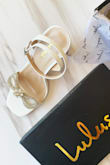 It fits very true to the size but i think if I change the size it would fit a little large, they are super comfy, the heel is the right size and the bows shine so beautiful - Claudia M.