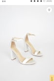 Second shoes for my reception . Just beautiful as the picture . I can not wait to wear it. - Angine G.