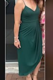Straps are adjustable . Slit over the leg can be a little revealing if in windy weather - Kimberly J.