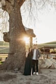 Was perfect for our engagement photoshoot! Fit perfectly and I did not need to wear a bra. The leg slit is fantastic. Would definitely wear it to someone else's wedding or a fancy event. - Kimberly F.