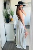 First time order from Lulus and I'm impressed! The quality is very good and so is the fit! I ordered a medium and it's perfect. Can't wait to get married in this! - Jessica M.