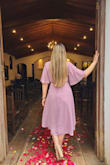 I love how it fits, I could have ask for a L to fit relaxed but M was ok for me. I love the style of the dress. - Florence E.