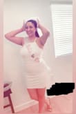 I loved this dress!!! I used it for my bridal shower. It looked great & it was comfy. The material is thick. We did have trouble adjusting the straps so left it alone. But the dress hugged my curves perfect! - Iris G.