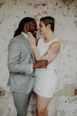 I bought this dress for our engagement photos and I am so happy I did! I love the fit- stretchy but the material is thick enough to not feel see-through. It skims curves perfectly and the back is gorgeous. I felt sexy and sophisticated and the length was also appropriate. I highly recommend it! - Laura G.