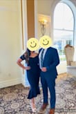 Absolutely beautiful dress, I got tons of compliments. The material is thick and flattering. I needed to wear tall heels as I'm only 5'2'' to make the back of the dress not touch the floor. - Meena J.