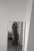 This dress is everything I imagined, thank you for everyone who submitted reviews! Waist 33 hips 44 and bust 42 size XL & the dress fits, I suggest going with the size per size chart! - Lori G.