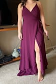 LOVE this dress. Color is gorgeous and cut is so flattering. - Tiffany H.