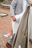 For someone who can't walk in heels, these were so comfortable and flattering!! Perfect for my wedding - Erika T.