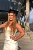 I wore this dress for graduation pictures and it was great! - Makenzie H.