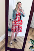 I love how lightweight this dress is, and it's tight enough in the chest that I don't have to wear a bra! - Ciera H.