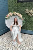Purchased as a gift for a surprise bridal shower, and I went by the bust measurement and it fit the bride perfectly!
Also, the quality of the dress is so much better than I expected! - Angelina I.