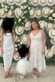 The fit was just right! It wasn't too long and the bust was perfect that I did not need a bra! I had so many compliments.  It was perfect for the beach wedding I attended - Kristine Z.