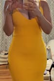 I bought this dress for my cousin's wedding and tried it on for my husband. All he could say is that we are making a baby tonight. So, yeah, it's a win for this dress! If you are curvy, you need this dress! - Selina D.