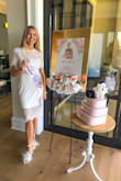 I bought this dress for my bridal shower and it was absolutely perfect. It fits perfectly and is beautiful! The lace detail is gorgeous. I was worried about the separate pieces for top & bottom looking awkward on me but they weren't at all. Classy & beautiful! The shoes are from Lulu's too! - Debra A.