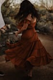 I bought this dress for engagement photos in the desert and I couldn't have been happier with it. It fit perfectly, it was beautiful, I felt like such a princess. The quality was amazing. I pulled it out of the bag and I was so surprised at how thick the fabric was. Could not recommend this dress more. - Madeline V.