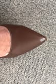 I loved these shoes when they arrived. I put them on, they looked fabulous. Unfortunately, they peeled at the toe before I arrived at work. So so disappointed. - Denise W.