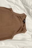 The color is not taupe, the dress I received is definitely brown but I love it regardless! - Abigail K.