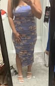I always have such a hard time finding dresses. This dress fit like a glove and wasn't too tight or too loose. I got so many compliments throughout the day! - Marielhi H.