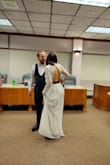 After running out of options, time and trying on many dresses in store, the thought of ordering my courthouse wedding dress online had me thinking I would have to take it to a seamstress. It arrived 24 hours and the fit was perfect! I loved it and everyone complimented me since they knew I was in distress trying to find something in little time. - Maria H.