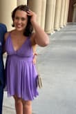 Wore to a college formal. It was very comfortable and fit true to size. Loved the color most of all! - Sophia H.