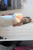 The fit is perfect! Not to short like I was afraid of and the lace material is beautiful. The size fits true. - Caryn L.