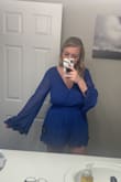 I love this romper. Fits perfectly. I'm going to wear this for my engagement pictures. The white romper wasn't available. But I do love the blue! - Chelsea A.