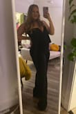 Cannot recommend enough. The fabric is stretchy but still hugs the curves just right. I am larger chested but didn't have to wear a bra and it stayed up pretty well all night. Gonna order one in every color. - Jennifer H.