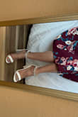 I ordered this shows for my wedding in May. The arrived sooner than expected and I've been wearing them in the house to see how I feel. I don't think I will have to get flats for later because these are so comfortable already, they really enhance the look of my dress and absolutely love the texture and detail on the strap. Definitely would recommend. - Evany U.