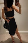Wore this on vacation! Super stretchy and comfortable. The next day I wore a skirt with a T-shirt to the beach. Love it. - Helen M.
