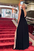 I bought this dress for the 2022 Oscar's Academy event. I'm usually a S, but the XS fit best, and it looked stunning on the red carpet. (with heels I bought from Lulus two years ago!). I absolutely love this dress! - Lina E.