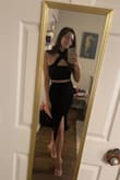 Was worried about the bottoms not fitting but the material is great and very stretchy. It was exactly what I wanted very classy but still sexy. - Meghan O.