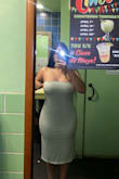 I knew I could of gotten away with a small, but I am a very curvy women and wanted it more loose, how ever I love it and can see that it will get loose after a couple washes, def size down if you are use to wearing fitted clothes - Stephanie R.