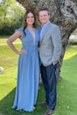 I wore this to a friend's wedding this weekend and got a ton of compliments on it! I would definitely suggest getting some boob tape/garment tape, just to keep the girls and dress in place; kept me from having to "adjust" all night! - Annie P.