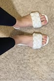 I haven't actually worn them so I can't tell how comfortable they are but I love them, so cute! And most importantly, exactly what was advertised. - Monica C.