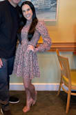 This dress is literally 10/10. I LOVE it! I got so many compliments on it.  Super classy and it shows off your legs. - Rachel M.