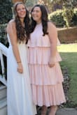 I ordered this dress for formal & was super scared it wouldnt come in time / wouldnt fit since I ordered so last minute! However, when it came in I could not WAIT to wear it! Seriously felt like a queen the whole night no joke. Just waiting for an opportunity to wear it again! It fit perfect, and since I have really short legs it was the perfect length on me for a long dress :) - Caroline O.