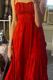 I got this dress along with some others to try on for my graduation and I am IN LOVE! It's very flattering, appropriate, and gives off spring vibes. I was actually so obsessed with the style that I got it in the mint green color too! I am on the taller side, so having a dress that hits at the perfect spot is really important to me. I also didn't want to have to worry about a bra for the ceremony and the padding is thick enough that nothing will show. the fabric is also just really nice quality and the skirt is very flowy and cute! overall an amazing dress that I can't wait to show off - Darby H.
