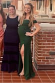 I was struggling so hard to find a dress for a formal wedding with my big (and growing every day) baby bump. This dress was a lifesaver! It fit perfectly and was SO comfortable all night. A little long on my short figure but I expected that and if I hadn't procrastinated I could have had it hemmed easily. 10/10 recommend, love this dress! - Krista A.